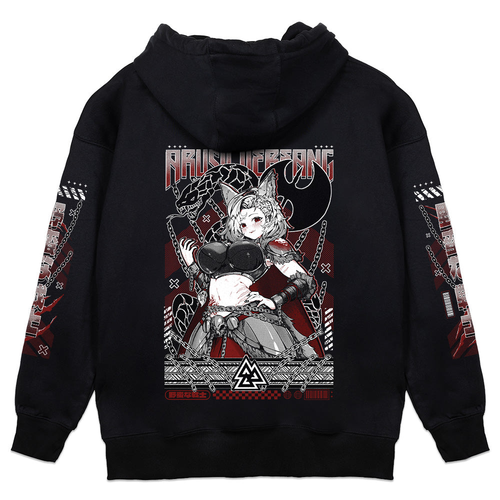 AruSilverFang Barbarian Class Hoodie