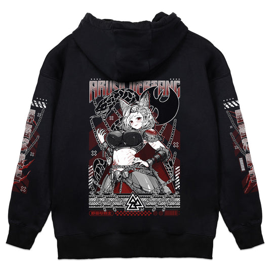 AruSilverFang Barbarian Class Hoodie