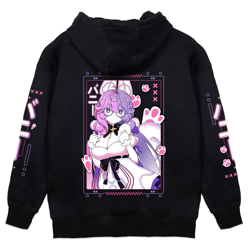 sakurausagi "Bunny Pop" Hoodie - Black