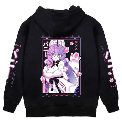 sakurausagi "Bunny Pop" Hoodie - Black