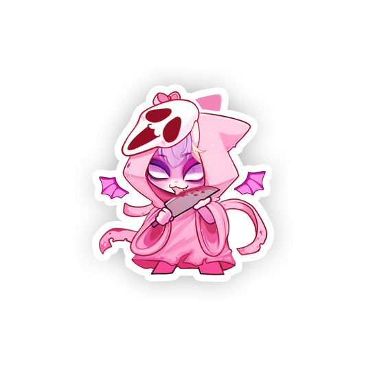 BarkMisoVT Dressed Up Sticker