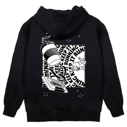 Itscoffeerun Keep It Running Hoodie