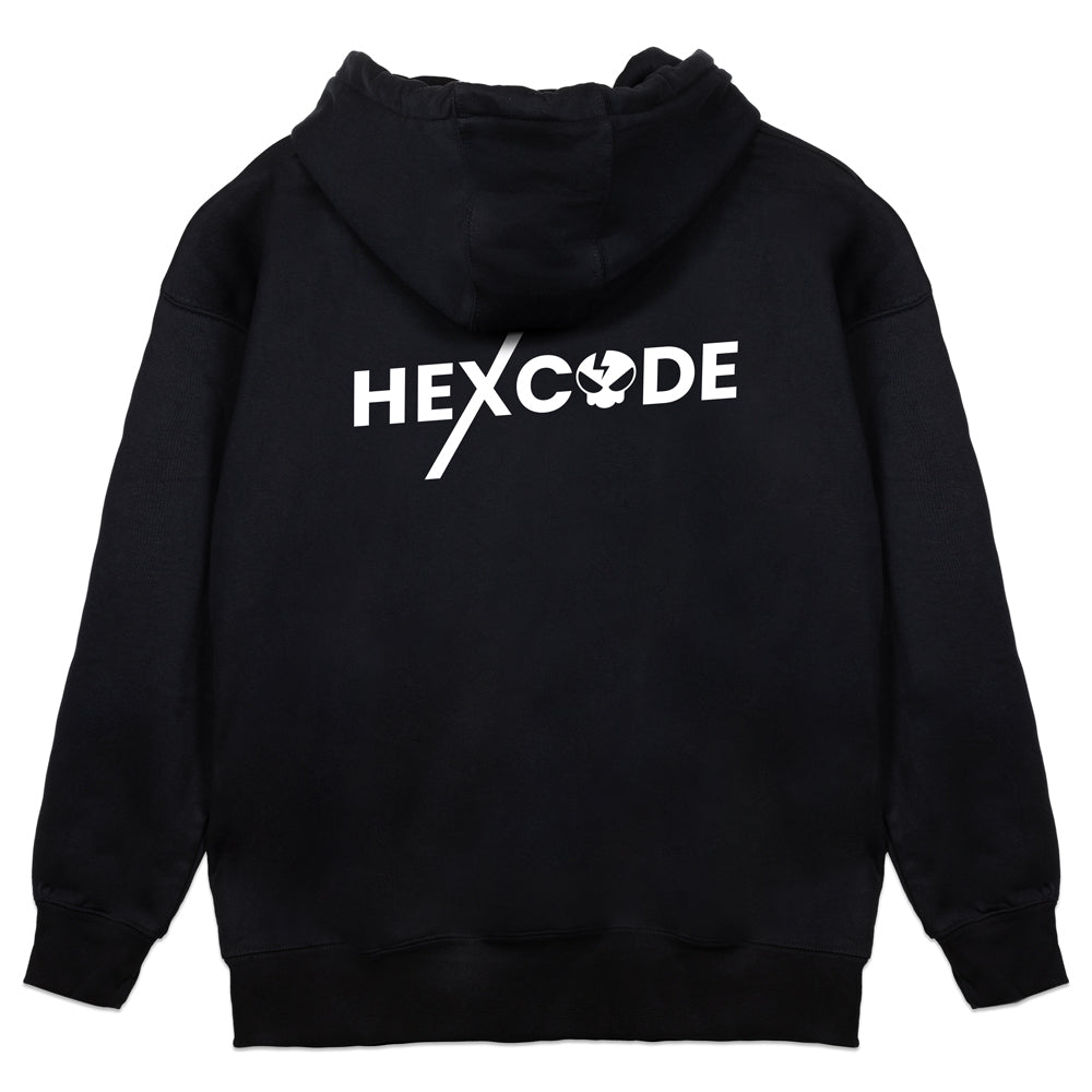Grayscaling Hexcode Barcode Hoodie