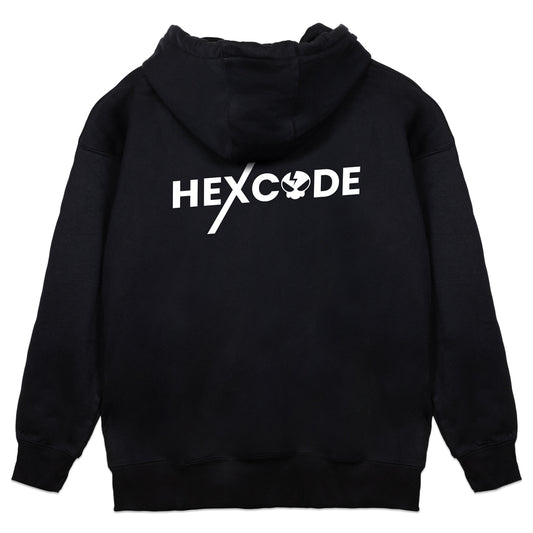 Grayscaling Hexcode Barcode Hoodie