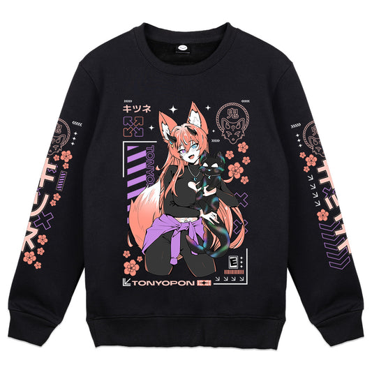 Tonyopon Fox Waifu Crewneck