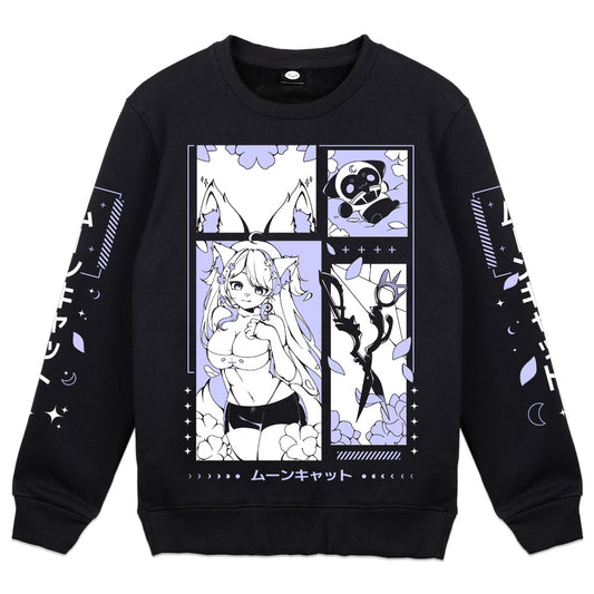 Hana Shortstack Catfox Crewneck