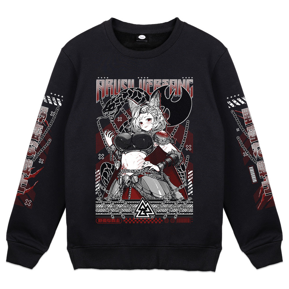 AruSilverFang Barbarian Class Crewneck