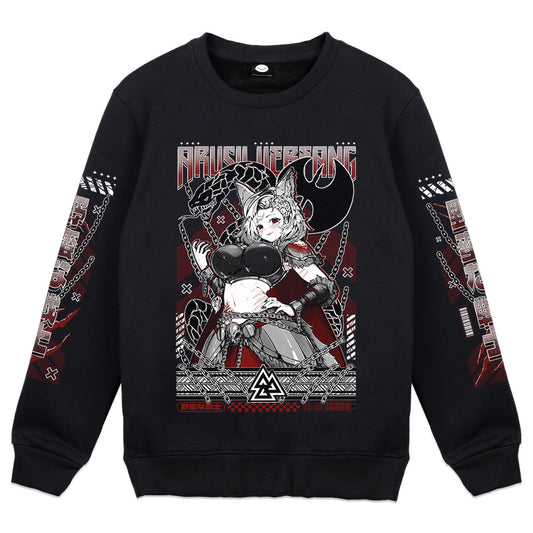 AruSilverFang Barbarian Class Crewneck