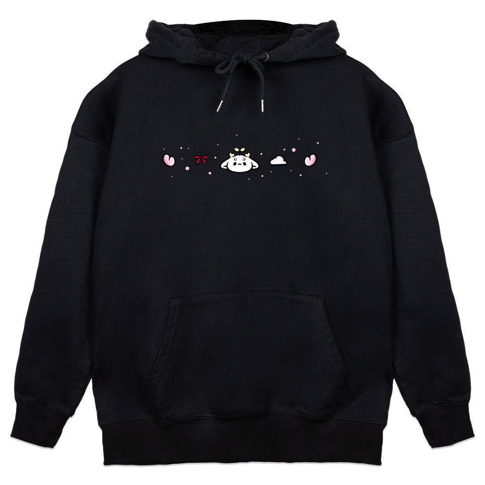 Tiraleafu Deer Skies Hoodie - Black