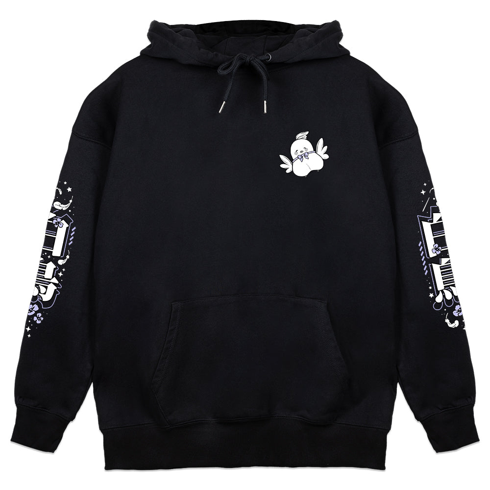 Esteria Hoshiko Feather Fall Hoodie - Black