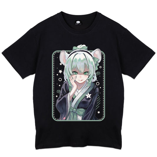 Kourra Rat Queen T-Shirt in classic black