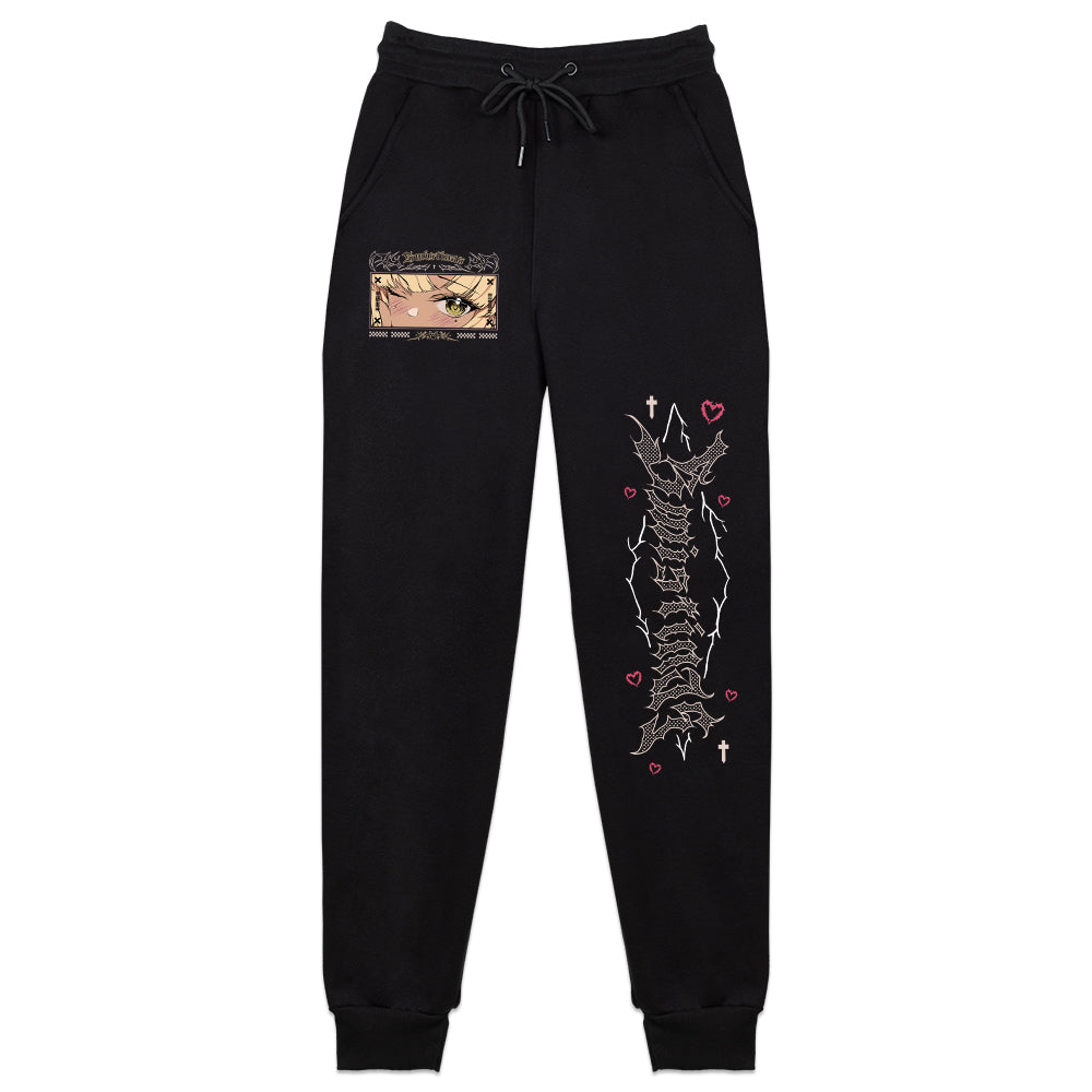 Kwistinas Pink Grunge Sweatpants