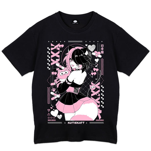 KutieKatt Brat Cat T-Shirt