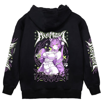 Miwo Mizuki Cyber Pop Hoodie - Black