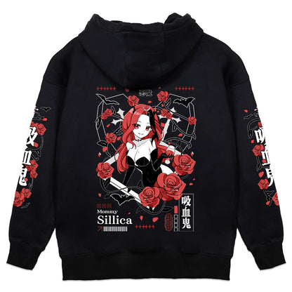 Mommy Sillica 'Royal Scarlet Roses' Hoodie