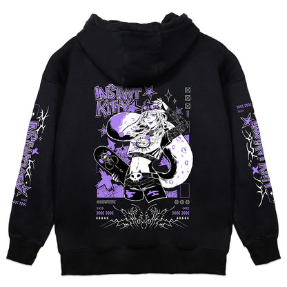 InstantKitty "Punk Rock Kitty" Hoodie