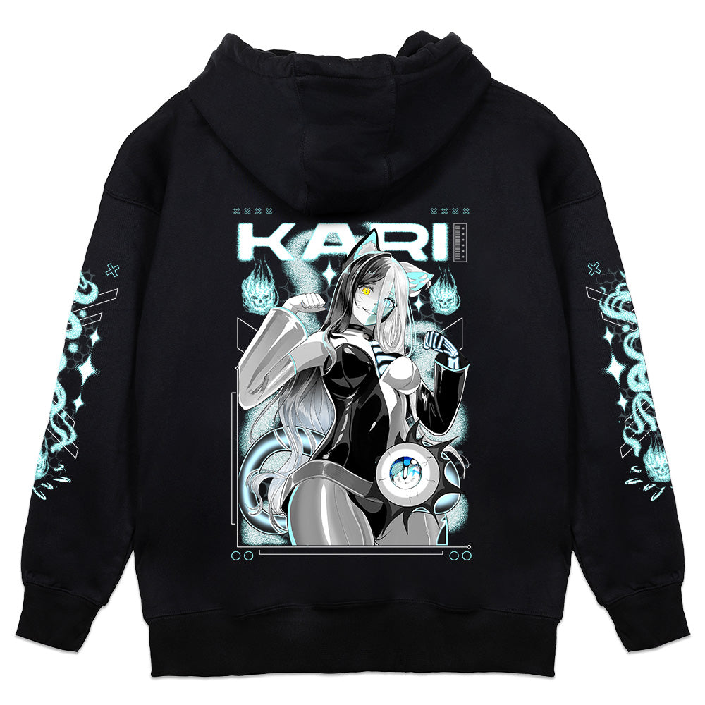 Kari Ghostly Cat Hoodie