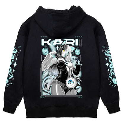 Kari Ghostly Cat Hoodie