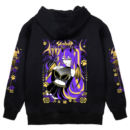 XaiahMinami "Psychedelic" Hoodie - Black