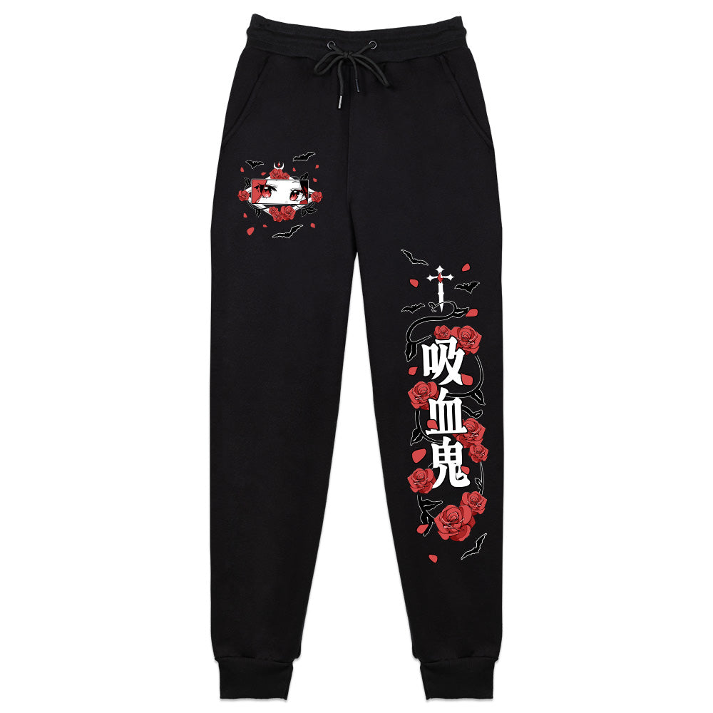 Mommy Sillica 'Royal Scarlet Roses' Sweatpants