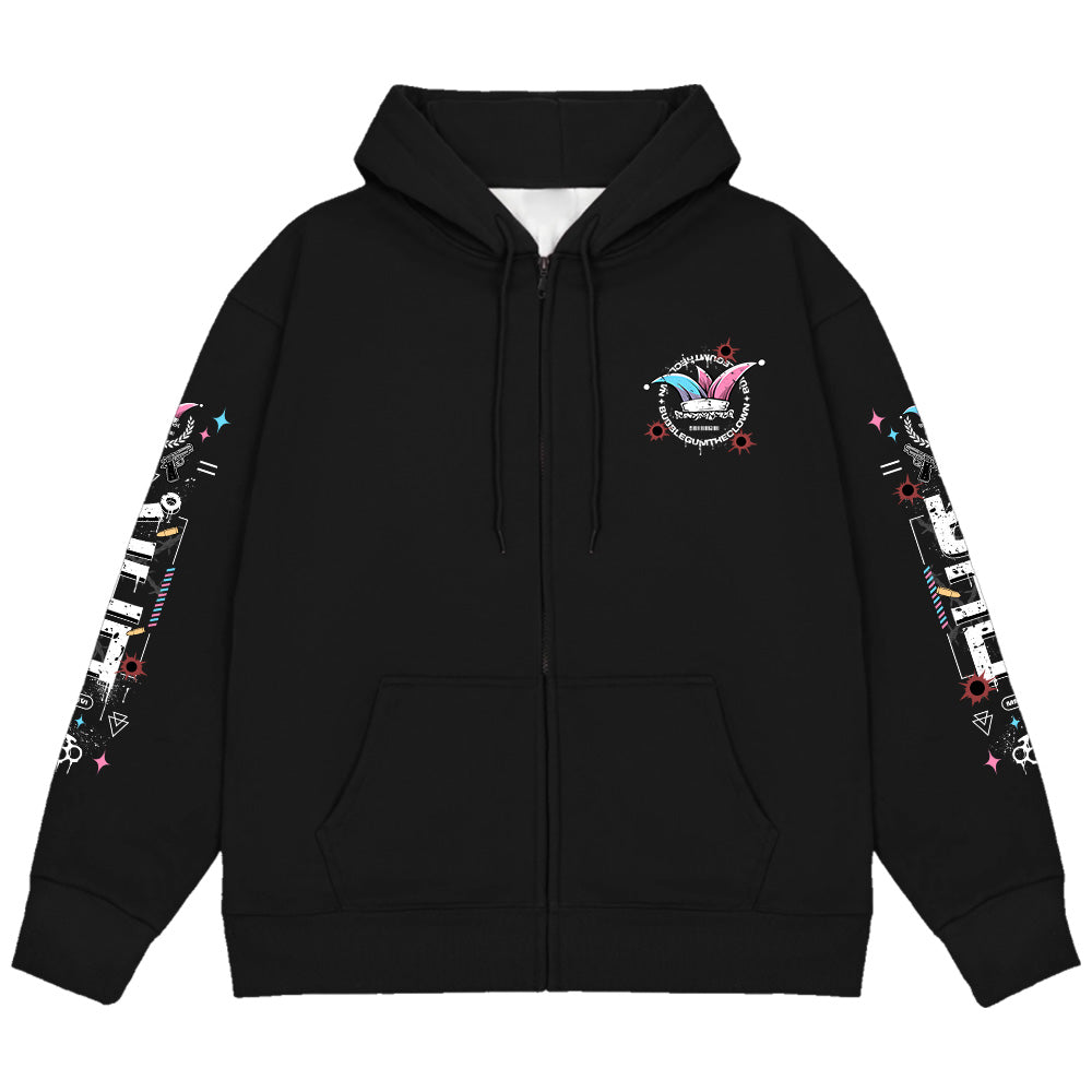 BubbleGumtheClown "Mafia" Zip Up Hoodie