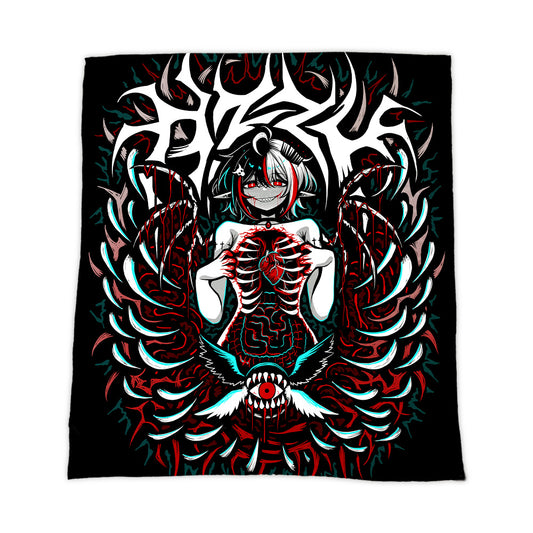 SinfulAzzy "Blood Heart" Blanket