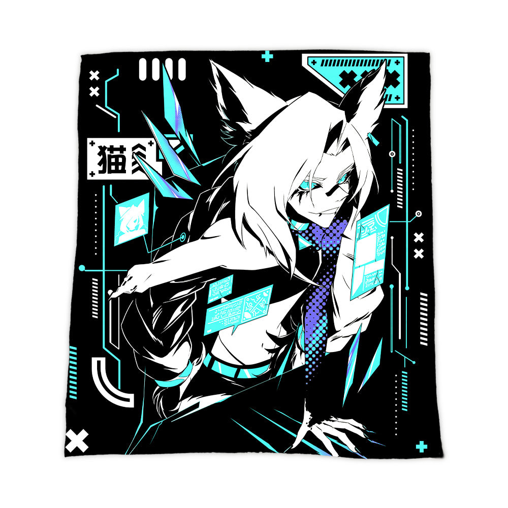 Meowmies "Cyber-Cat" Blanket
