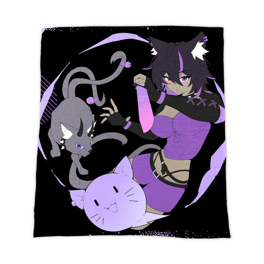 Trixtreatz "Chaos Kitty" Blanket