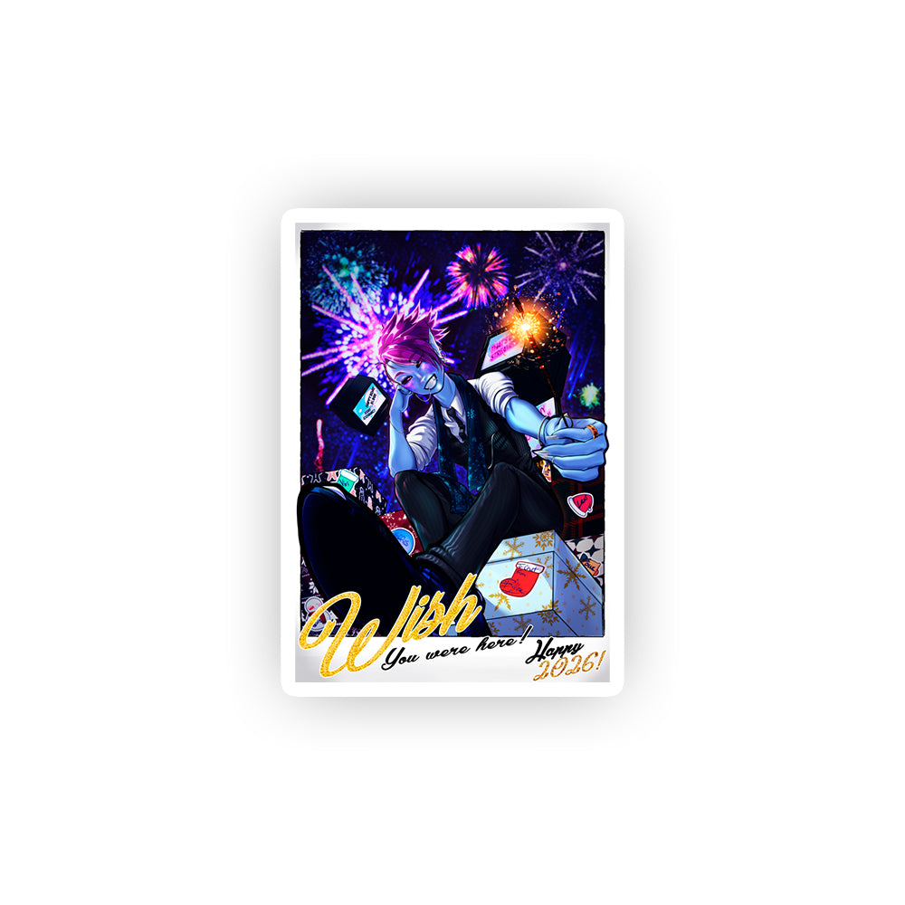 Blinx 'Cosmic Birthday' Sticker