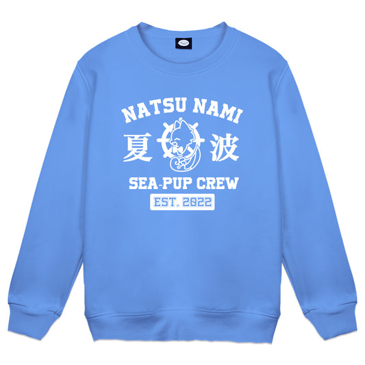 NatsuNami SEA-PUP Blue Crewneck V.2