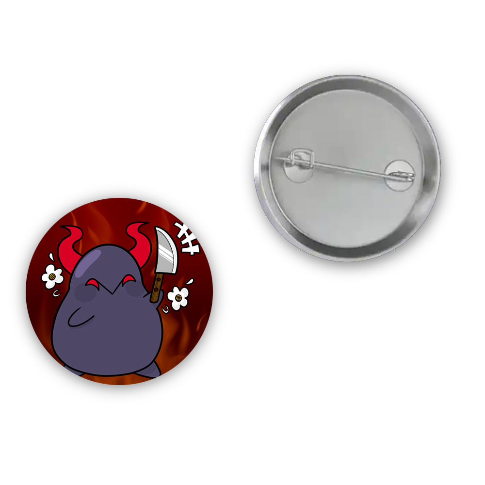 Brangeddon Aarmi Kill Em With Cuteness Button Pin