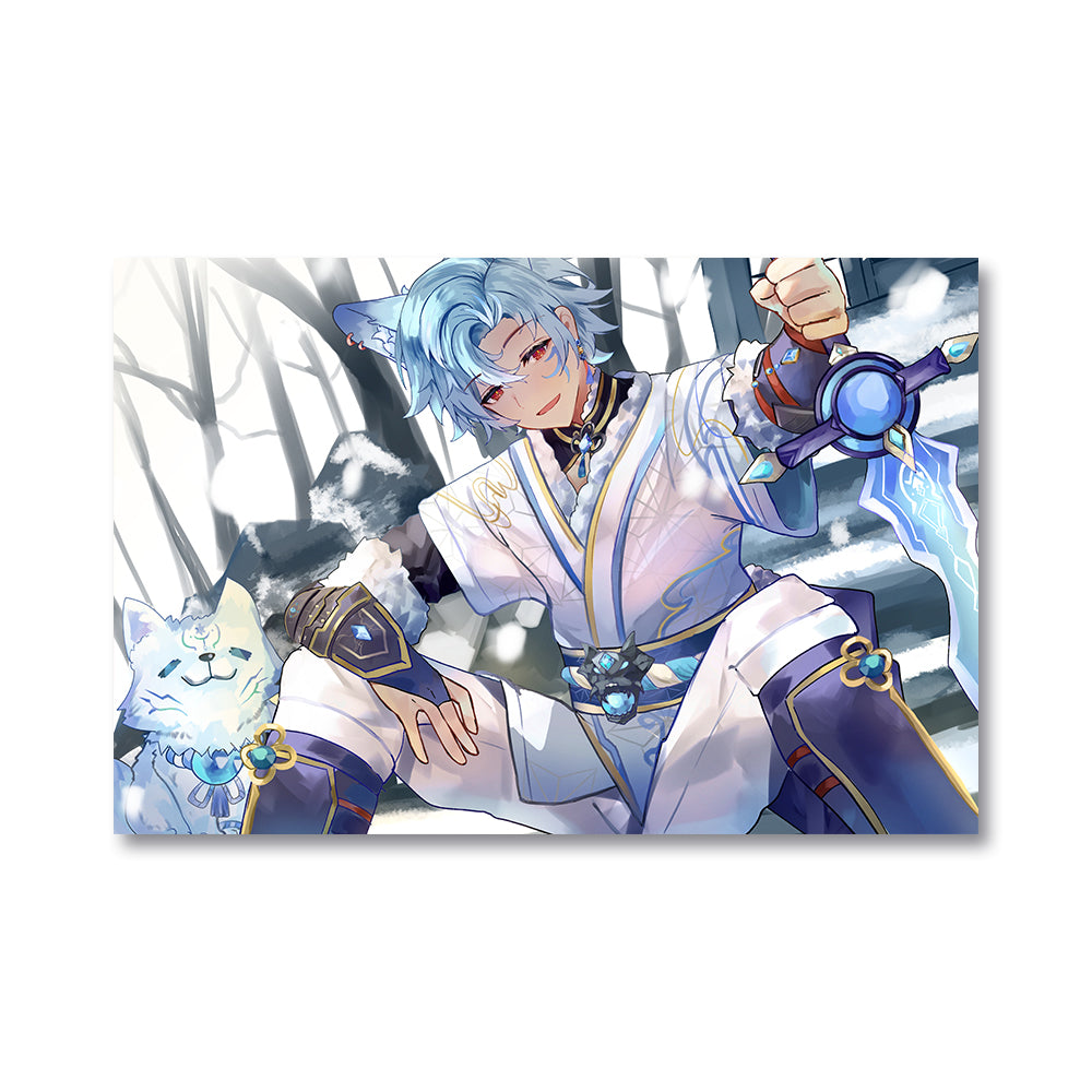 BraveOkami Winter Day Poster