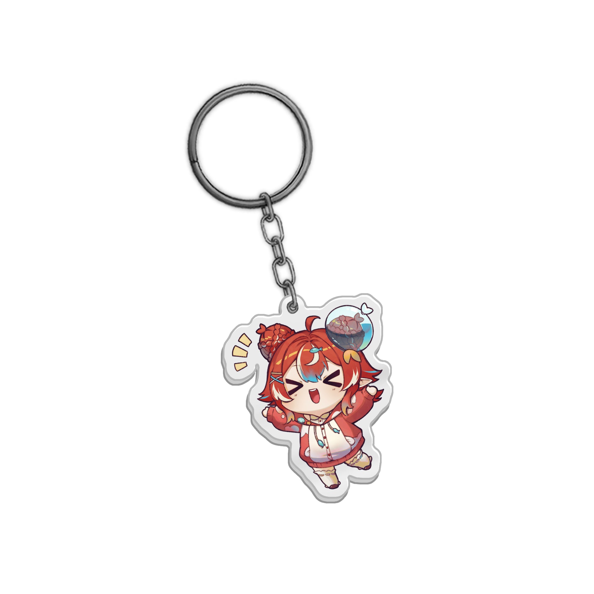 Bubulle_Cafishius Subathon Chibi Keychain