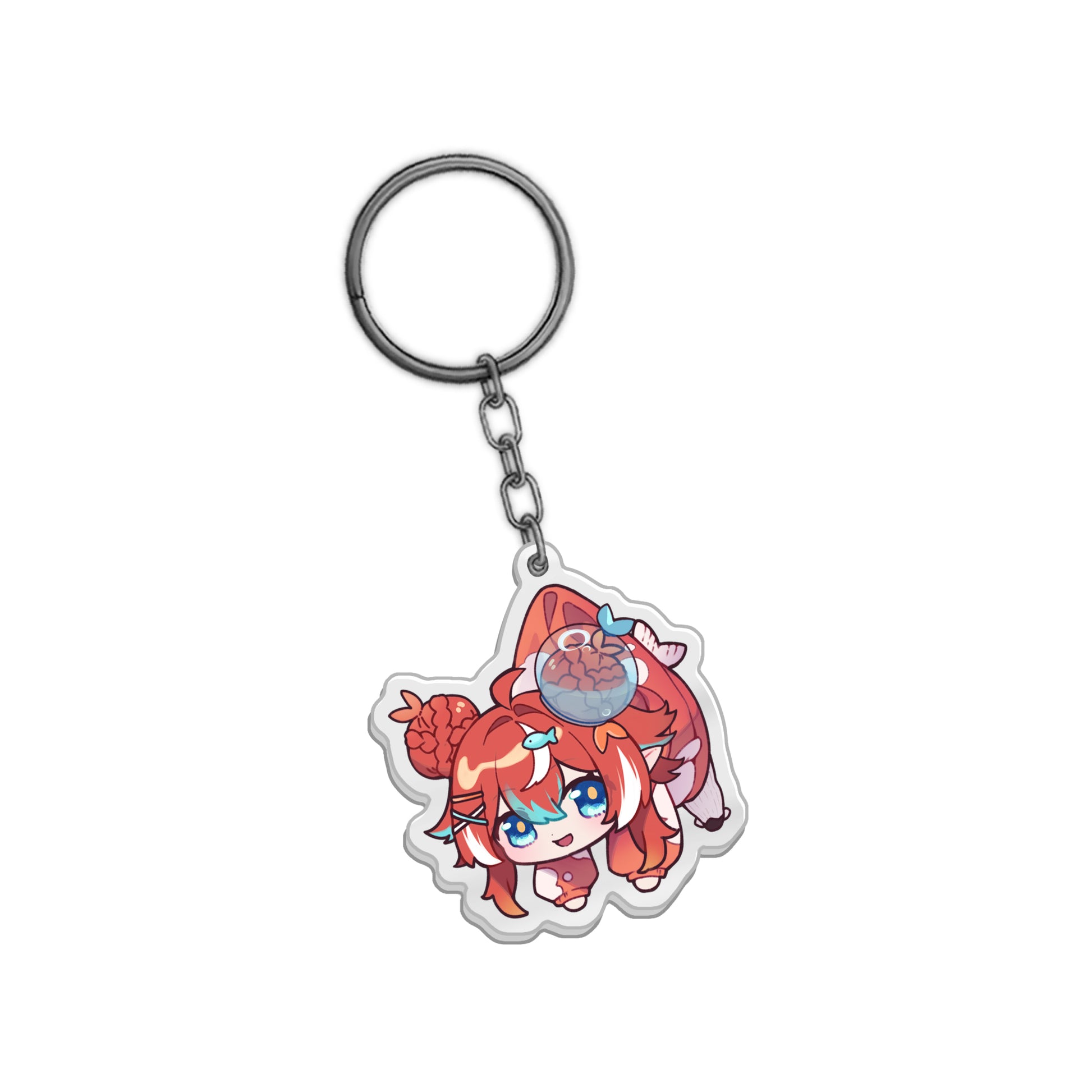 Bubulle_Cafishius Dangle Keychain