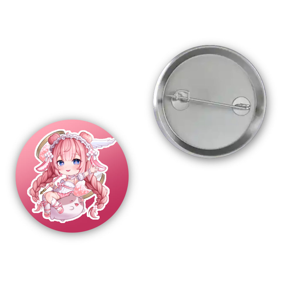 Bun_Mii Hammer Time Button Pin