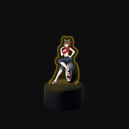 Callie Calico Pinup LED Desk Lamp