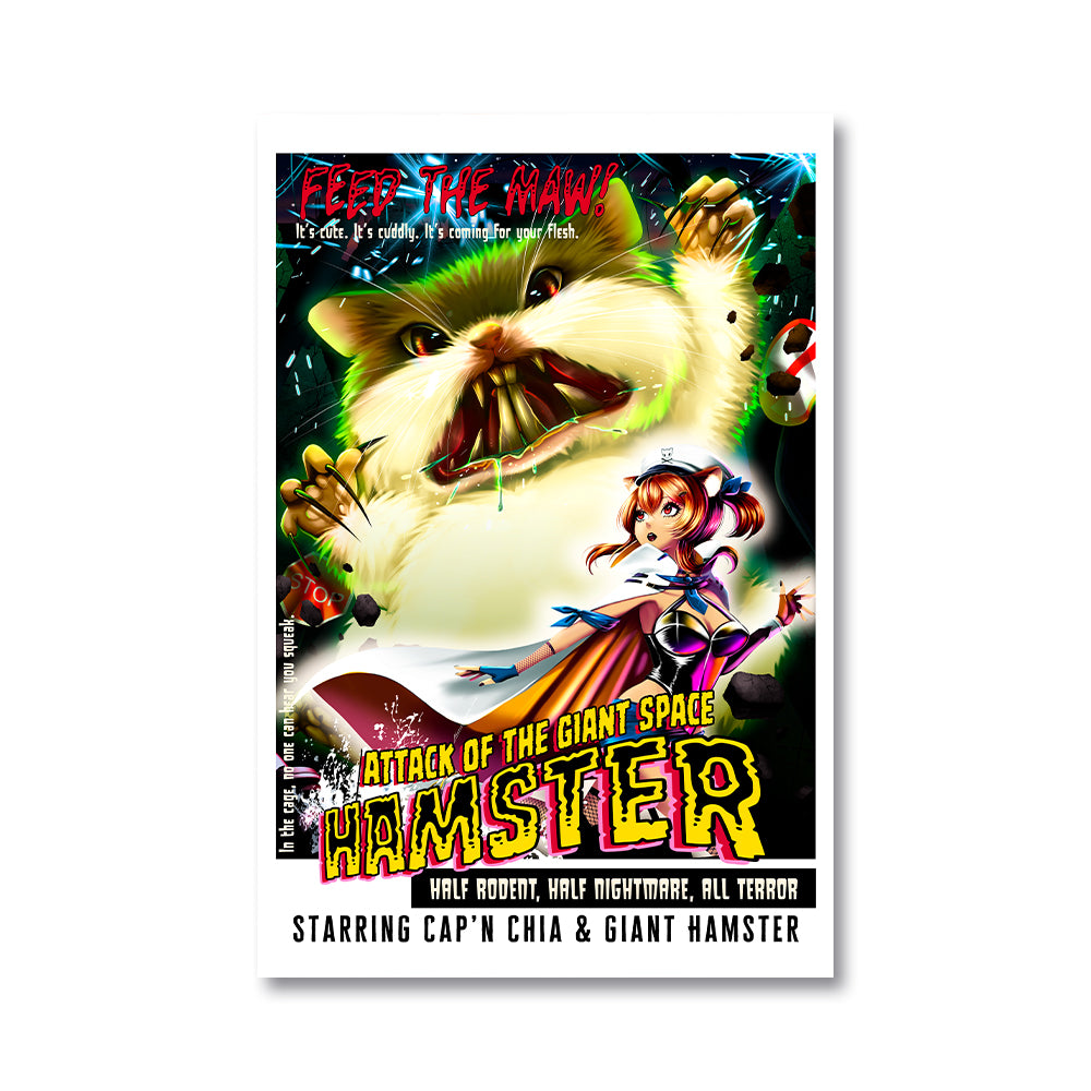 Captain Chia 'Sci-Fi Horror' Poster