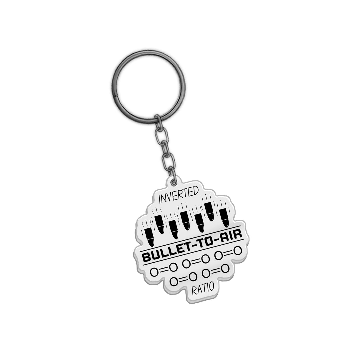 CaptainSlicerax Inverted Bullet to Air Ratio Keychain