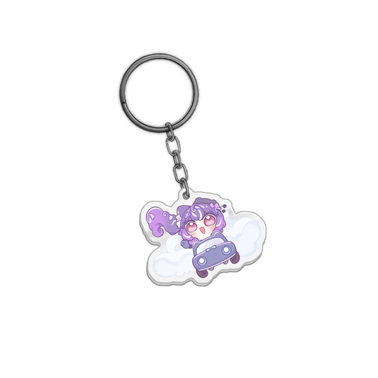 CatRollss 'Vroom Vroom' Keychain