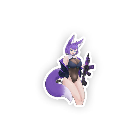 ChilledVT "Fox & Firearm" Sticker