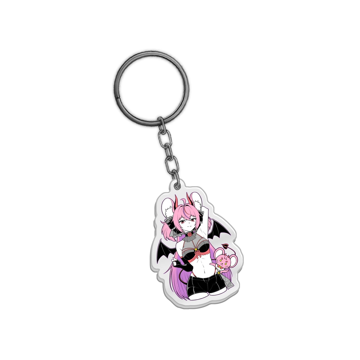 ChocoCoTV Galactic Mouse Keychain