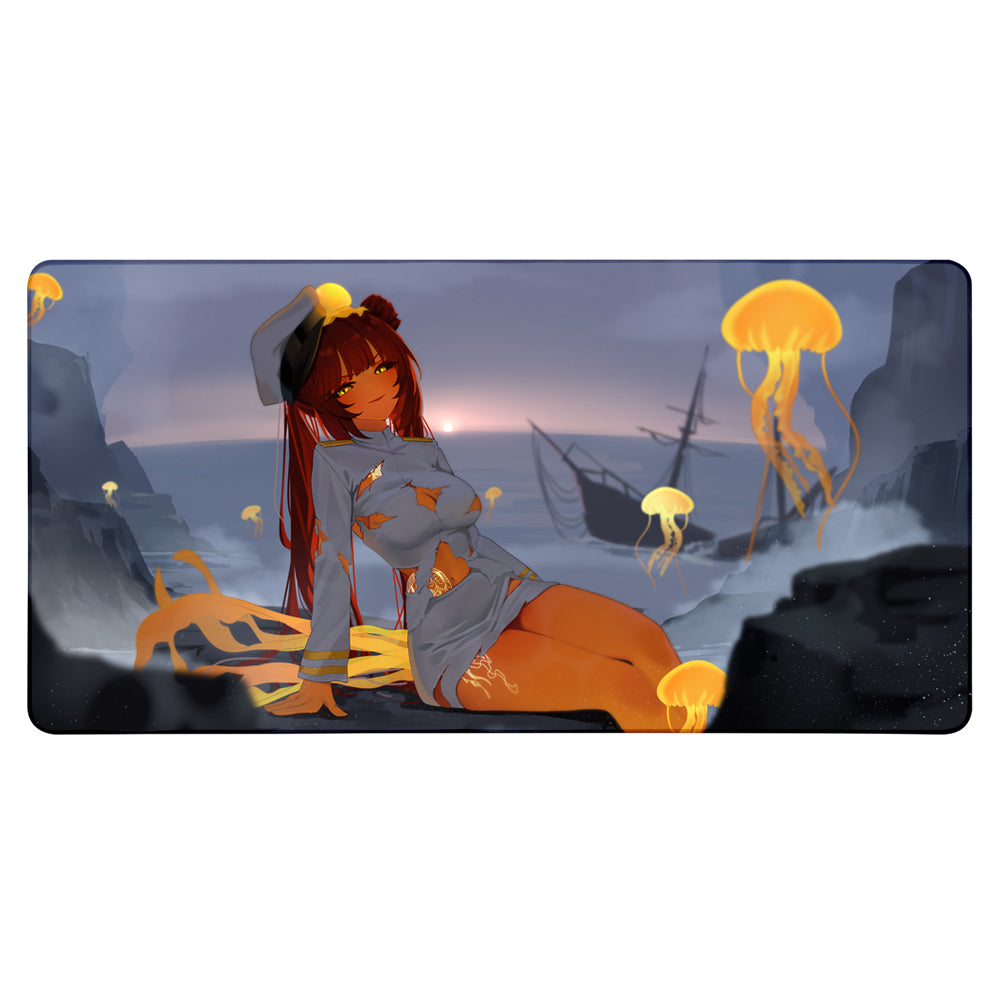 Chrysaora the Sea Nettle Siren XXL Mousepad