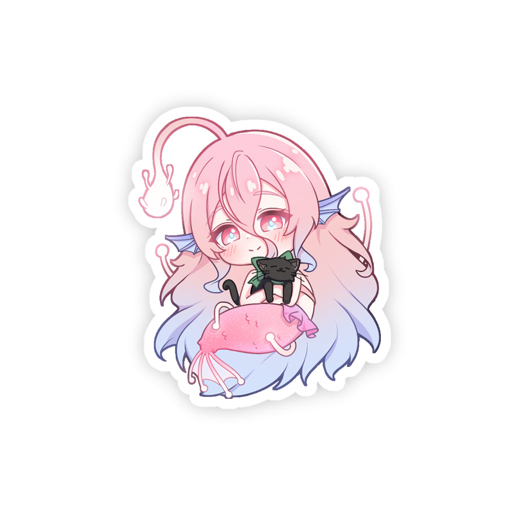 CinderellaVT "Cat & Fish" Sticker