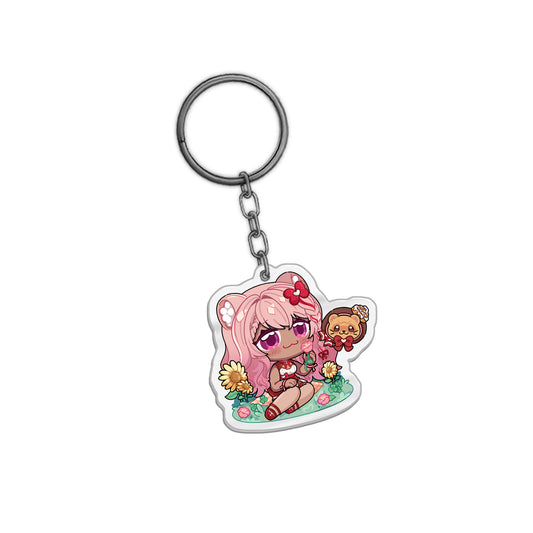 Cinnamika “Flowers” Keychain