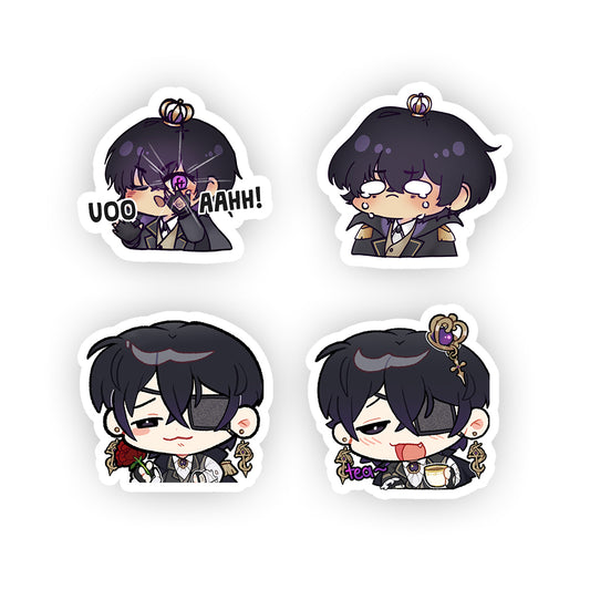 ClothoVMelodiam Chibi Sticker Pack