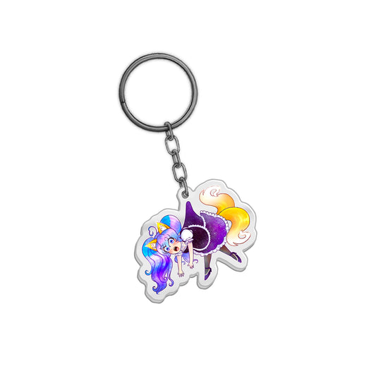 cosmickitsune V2 Hanging Keychain