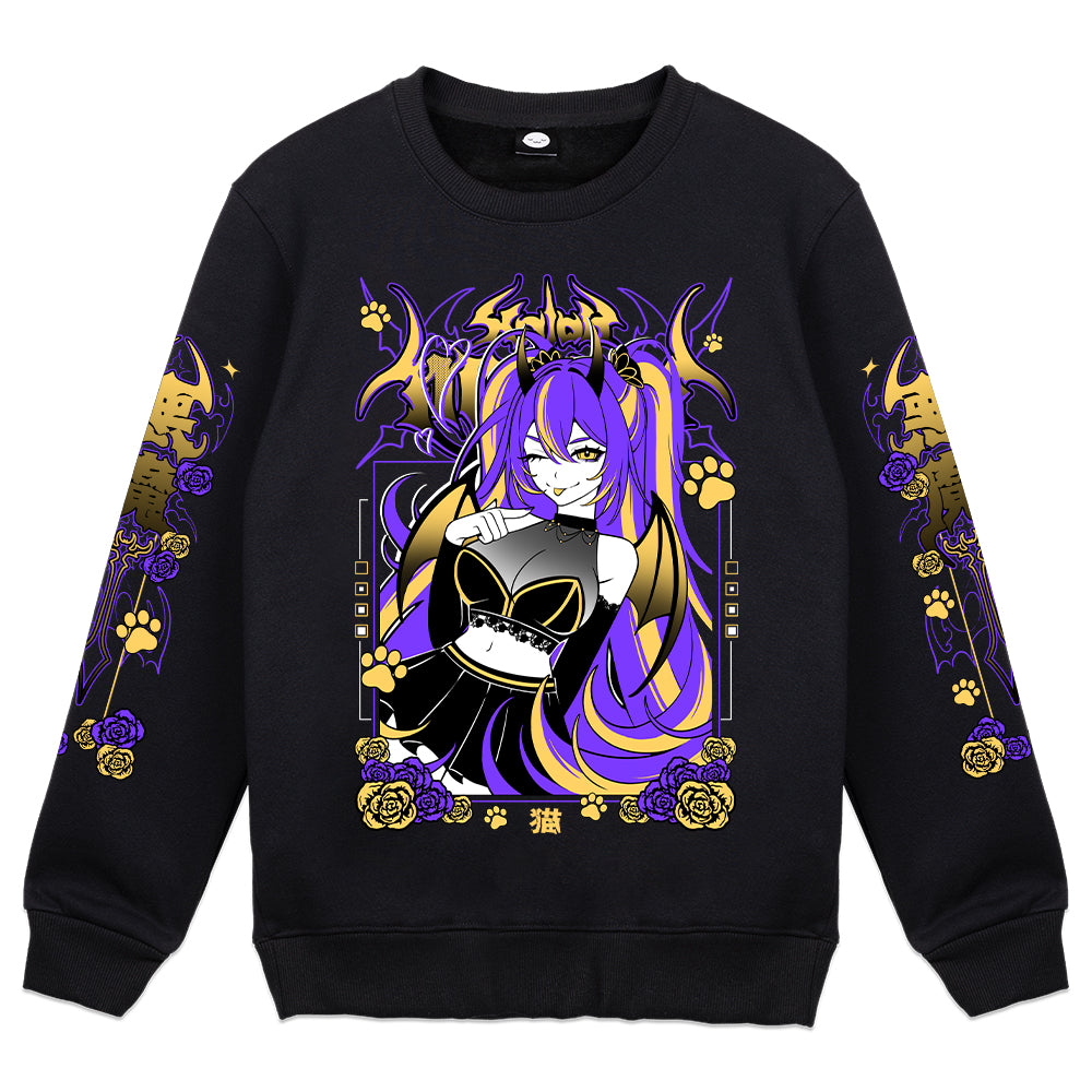 XaiahMinami "Psychedelic" Crewneck - Black