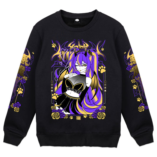 XaiahMinami "Psychedelic" Crewneck - Black