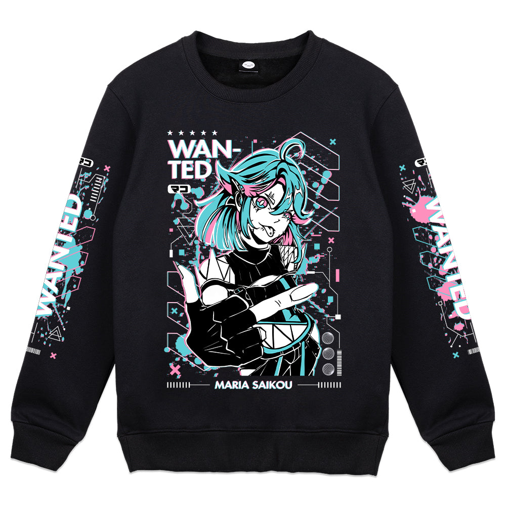 Mariadescent 'WANTED' Crewneck