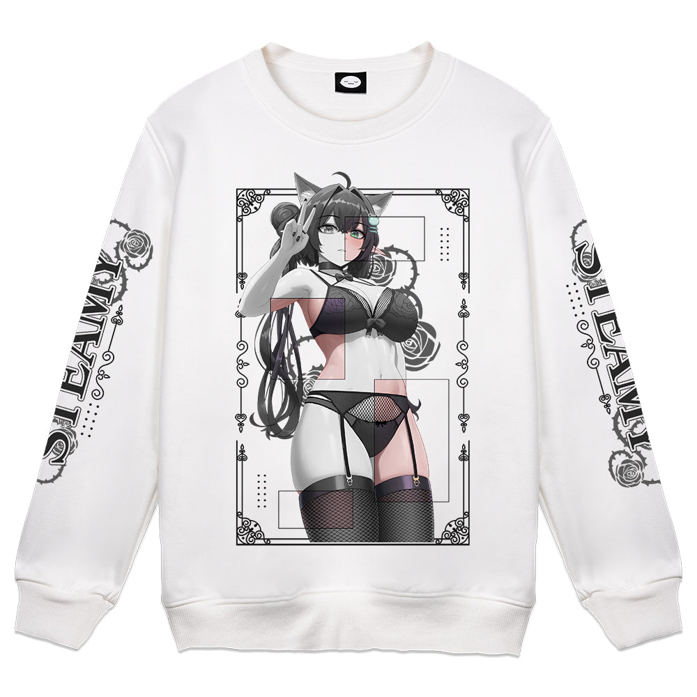 SteamySnuggler "Glitch-Goth"" Crewneck
